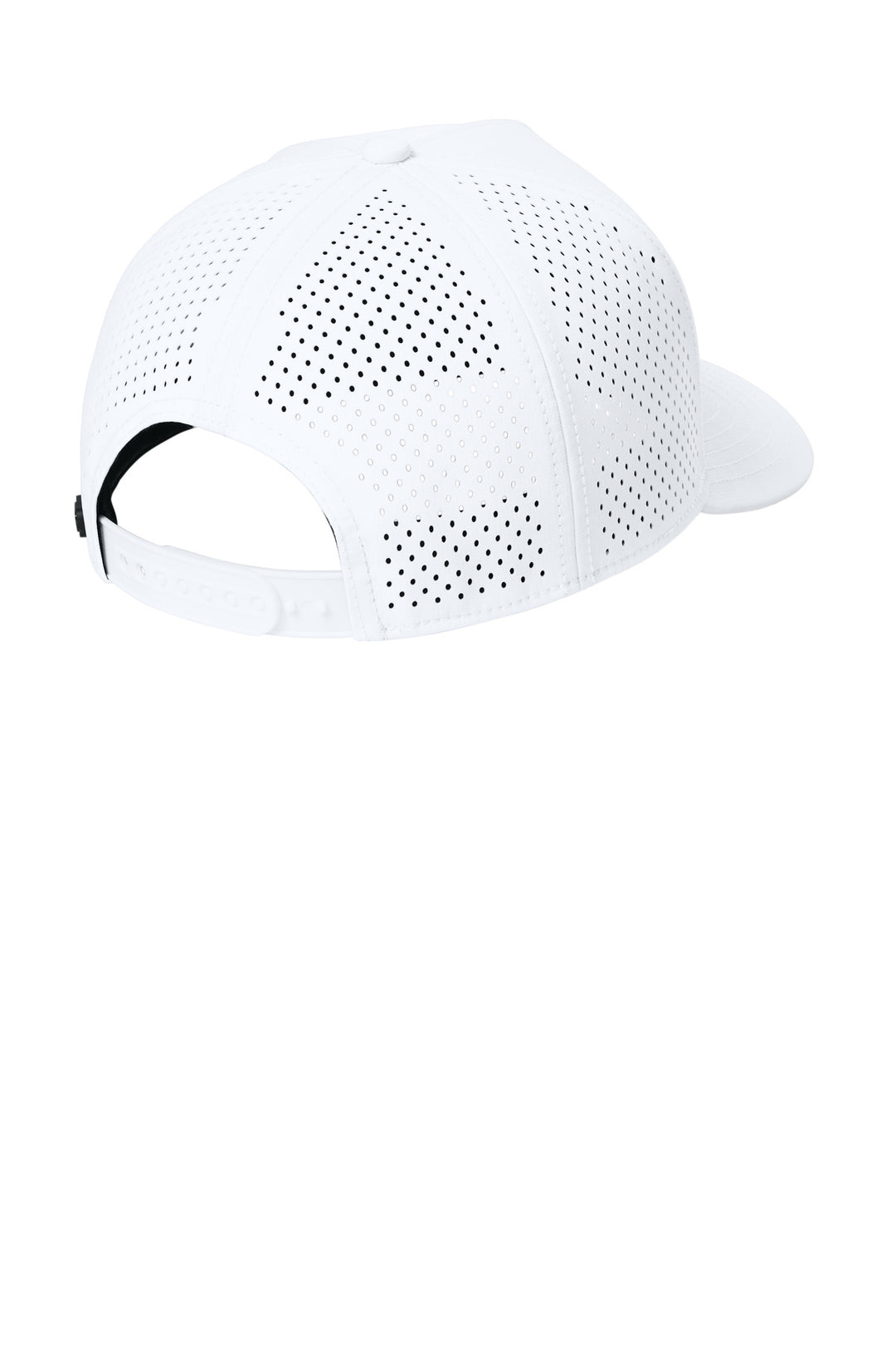 Rear View of White OGIO 5-Panel Performance Cap OG606
