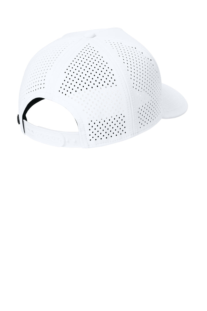 Rear View of White OGIO 5-Panel Performance Cap OG606