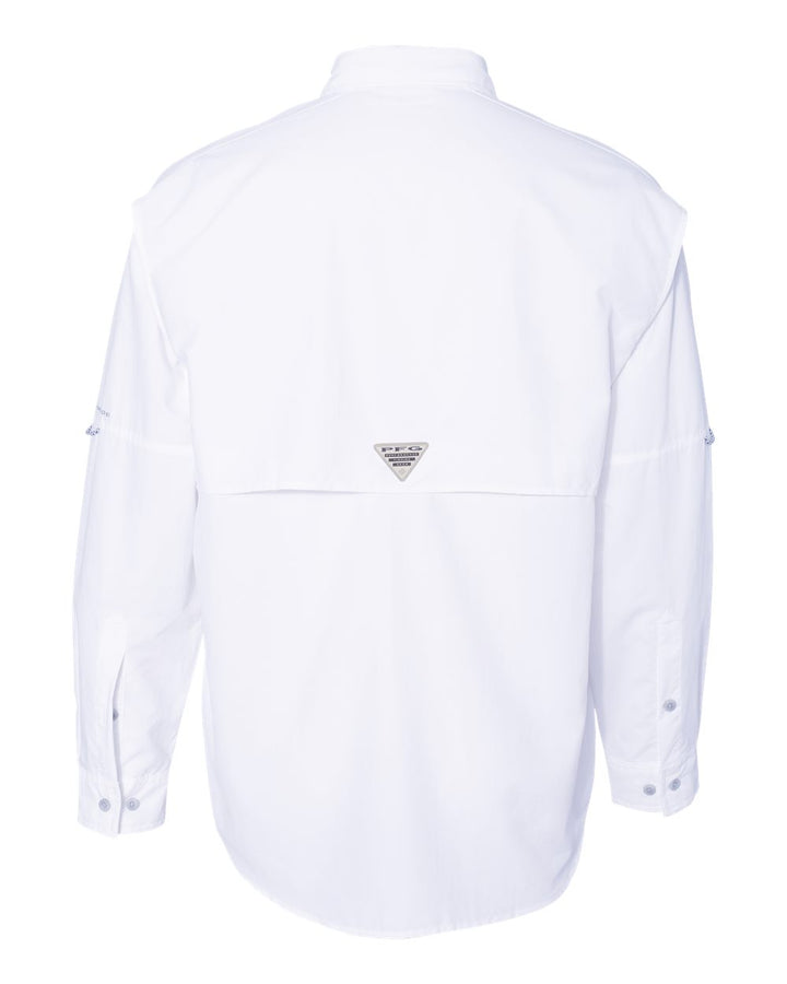 Rear View of White PFG Bahama™ II Shirt - 212463