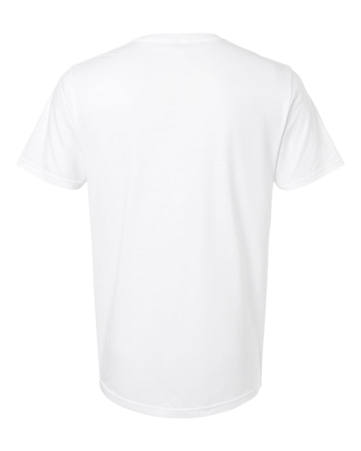 Rear View of White Softstyle® T-Shirt - 64000