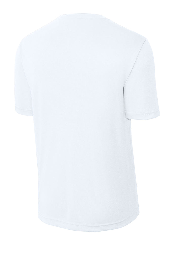 Rear View of White Sport-Tek PosiCharge Competitor Tee. ST350