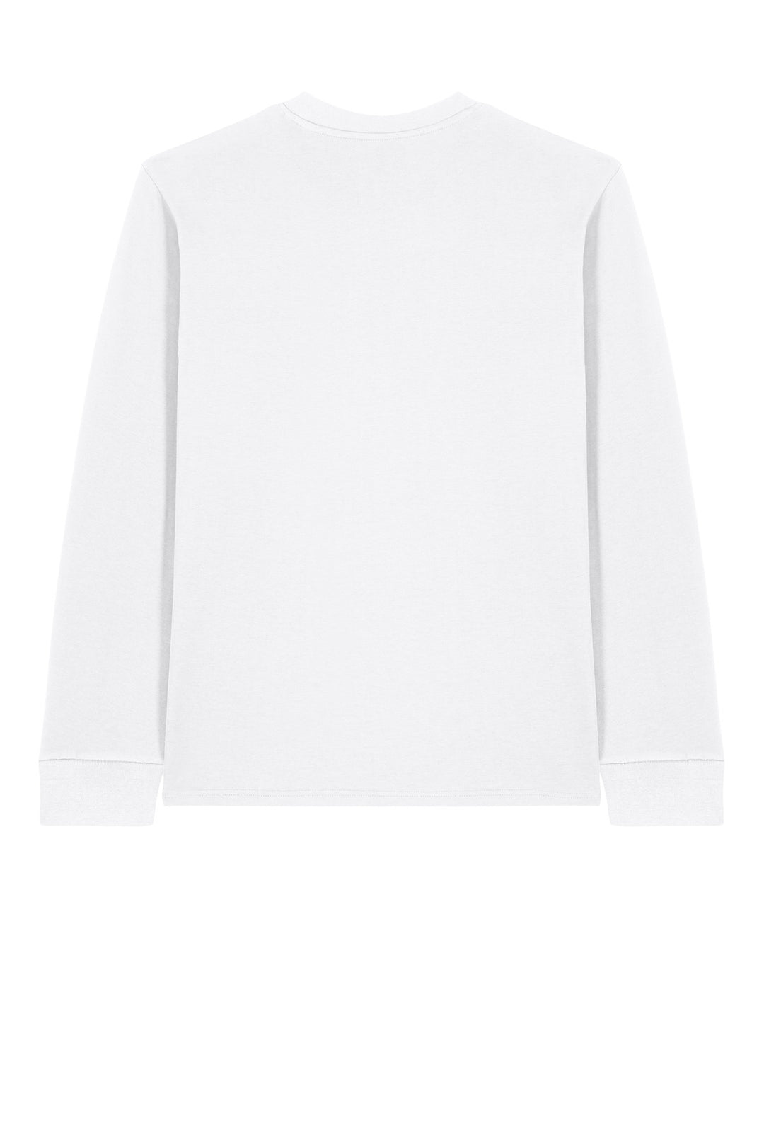 Rear View of White Stanley/Stella Unisex Creator 2.0 Long Sleeve Tee SXU022