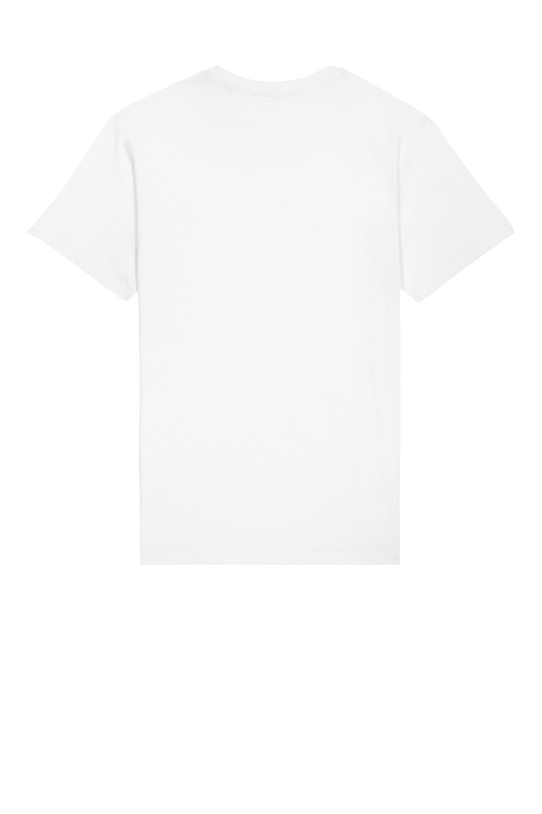 Rear View of White Stanley/Stella Unisex Rocker Tee SXU016