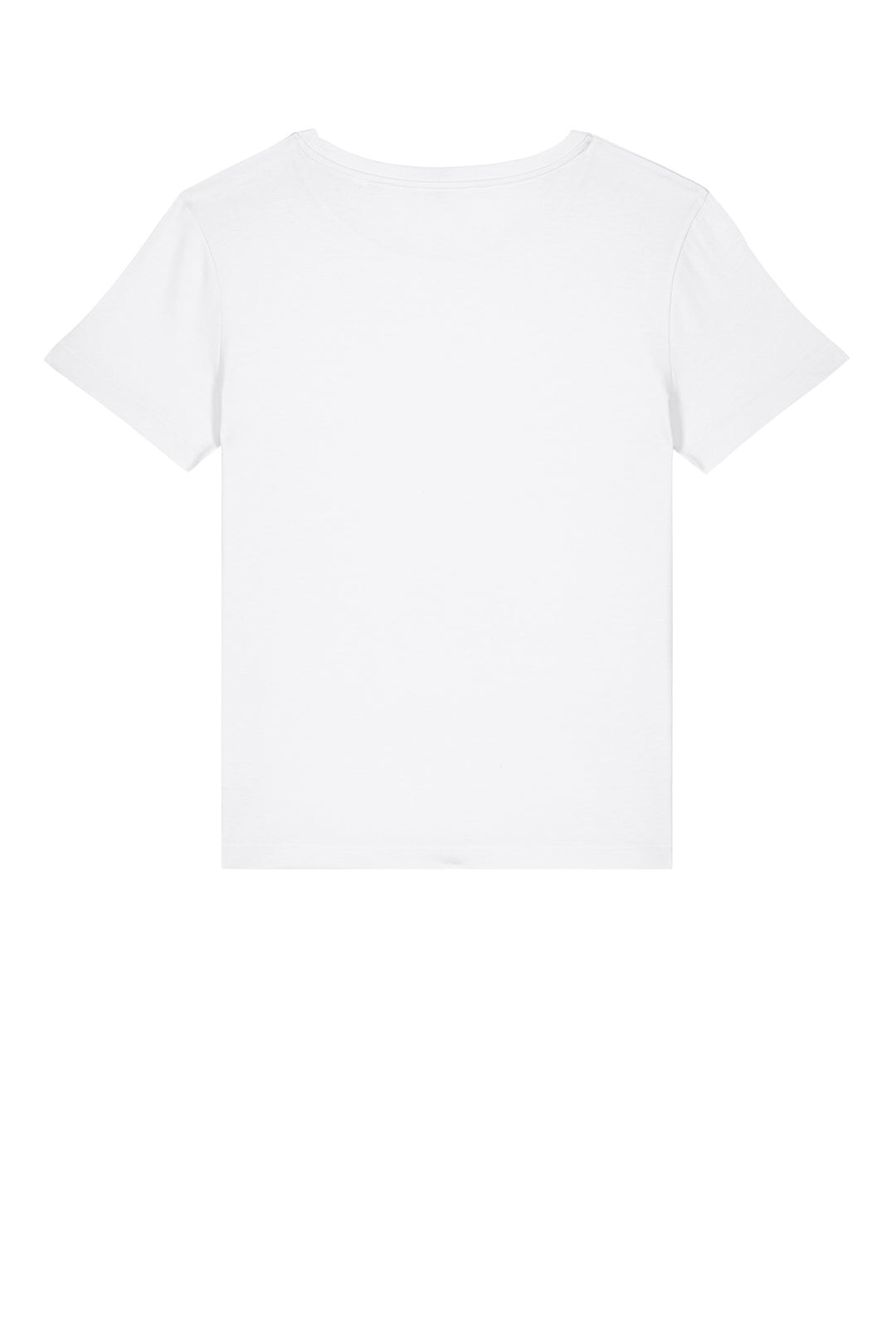 Rear View of White Stanley/Stella Women's Stella Serena Scoop Neck Tee SXW008