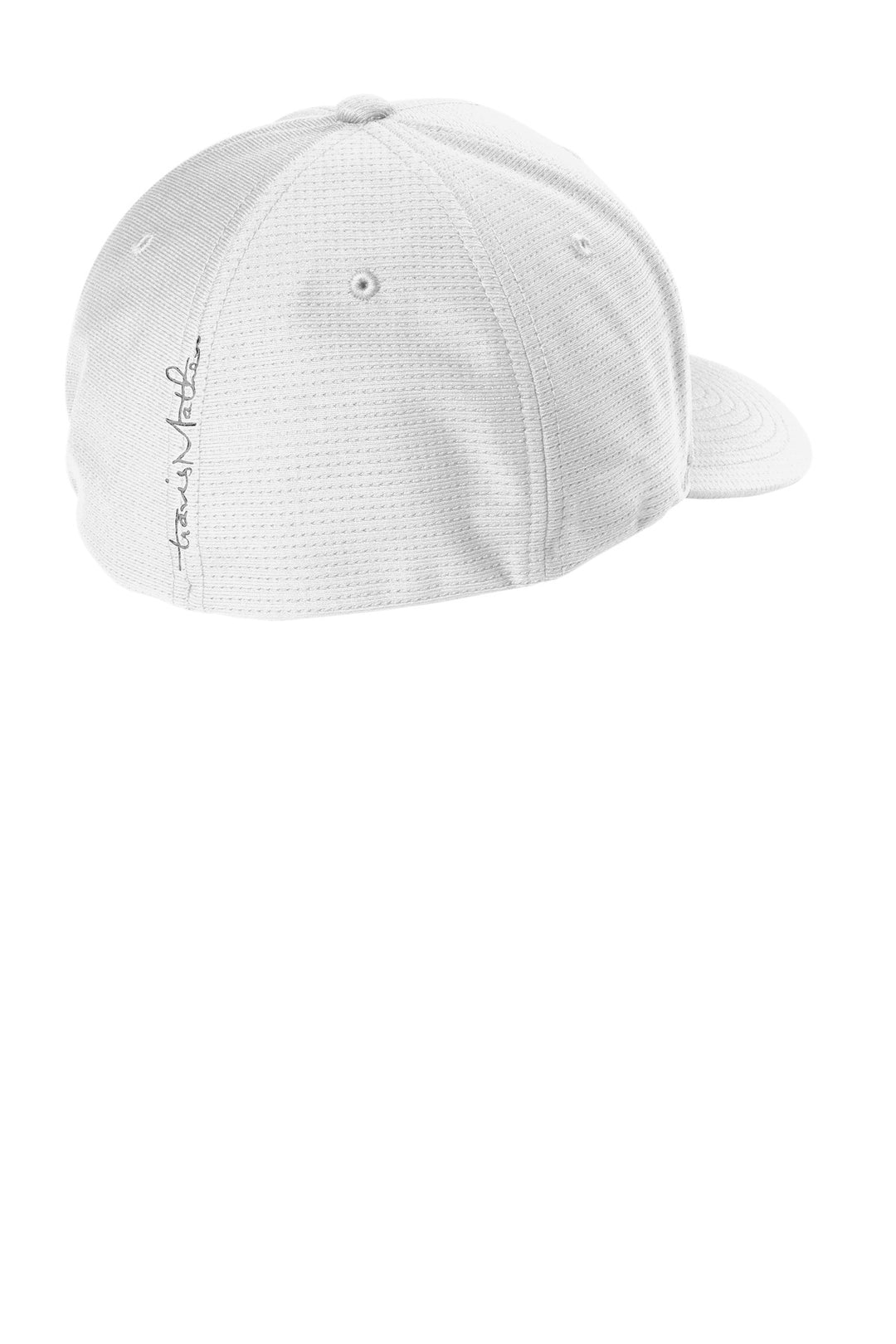 Rear View of White TravisMathew Rad Flexback Cap. TM1MU426