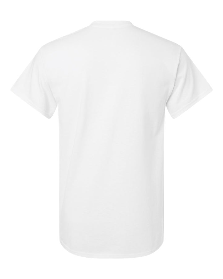 Rear View of White Ultra Cotton® T-Shirt - 2000