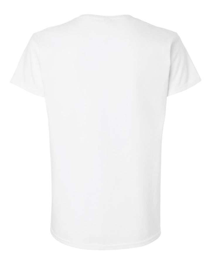 Rear View of White Ultra Cotton® Women’s T-Shirt - 2000L