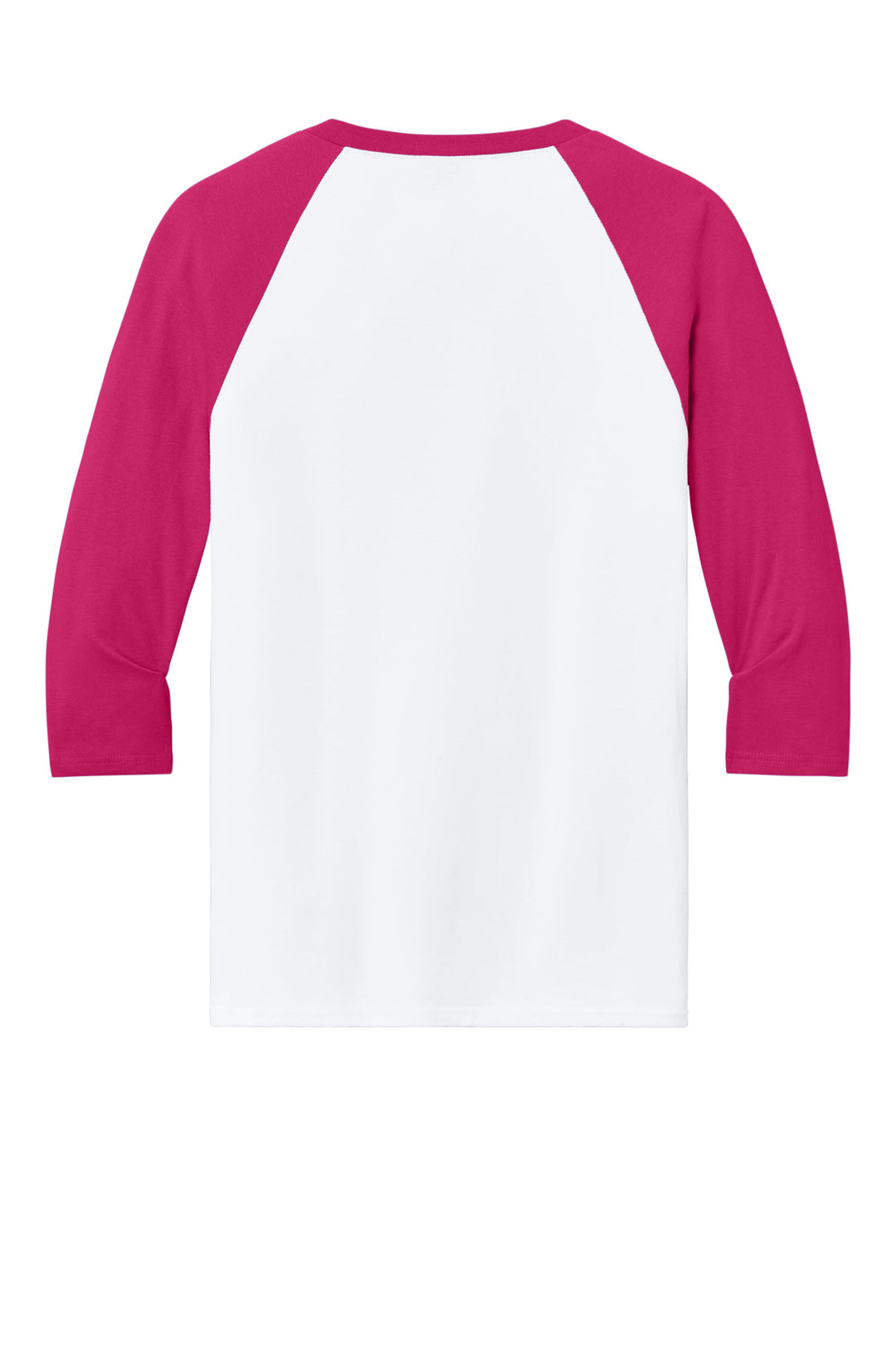 Rear View of WTrmHelicn Gildan Heavy Cotton 3/4-Sleeve Raglan T-Shirt. 5700