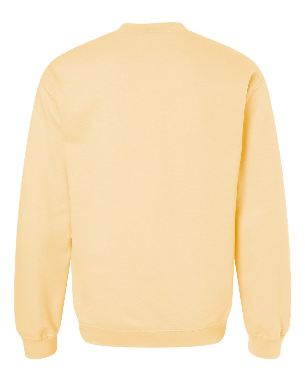 Rear View of Yellow Haze Softstyle® Midweight Crewneck Sweatshirt - SF000