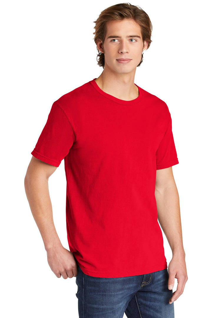 Red COMFORT COLORS Heavyweight Ring Spun Tee. 1717