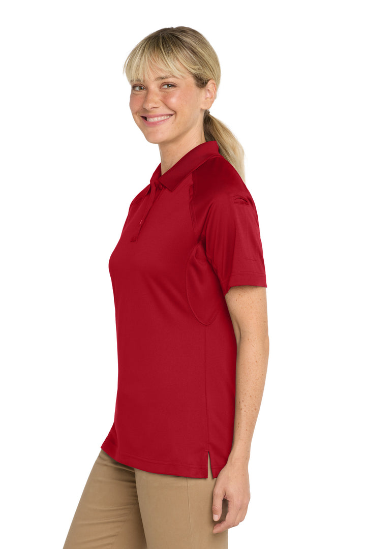 Red CornerStone Women's Select Snag-Proof Tactical Polo. CS411