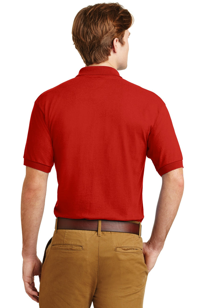 Red Gildan - DryBlend 6-Ounce Jersey Knit Sport Shirt. 8800