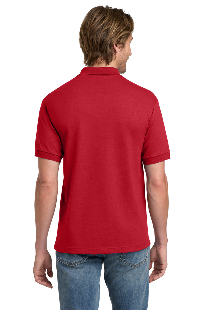 Red Gildan - DryBlend 6-Ounce Jersey Knit Sport Shirt. 8800