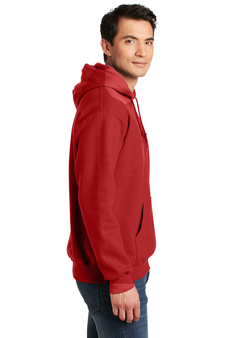 Red Gildan - DryBlend Pullover Hooded Sweatshirt. 12500