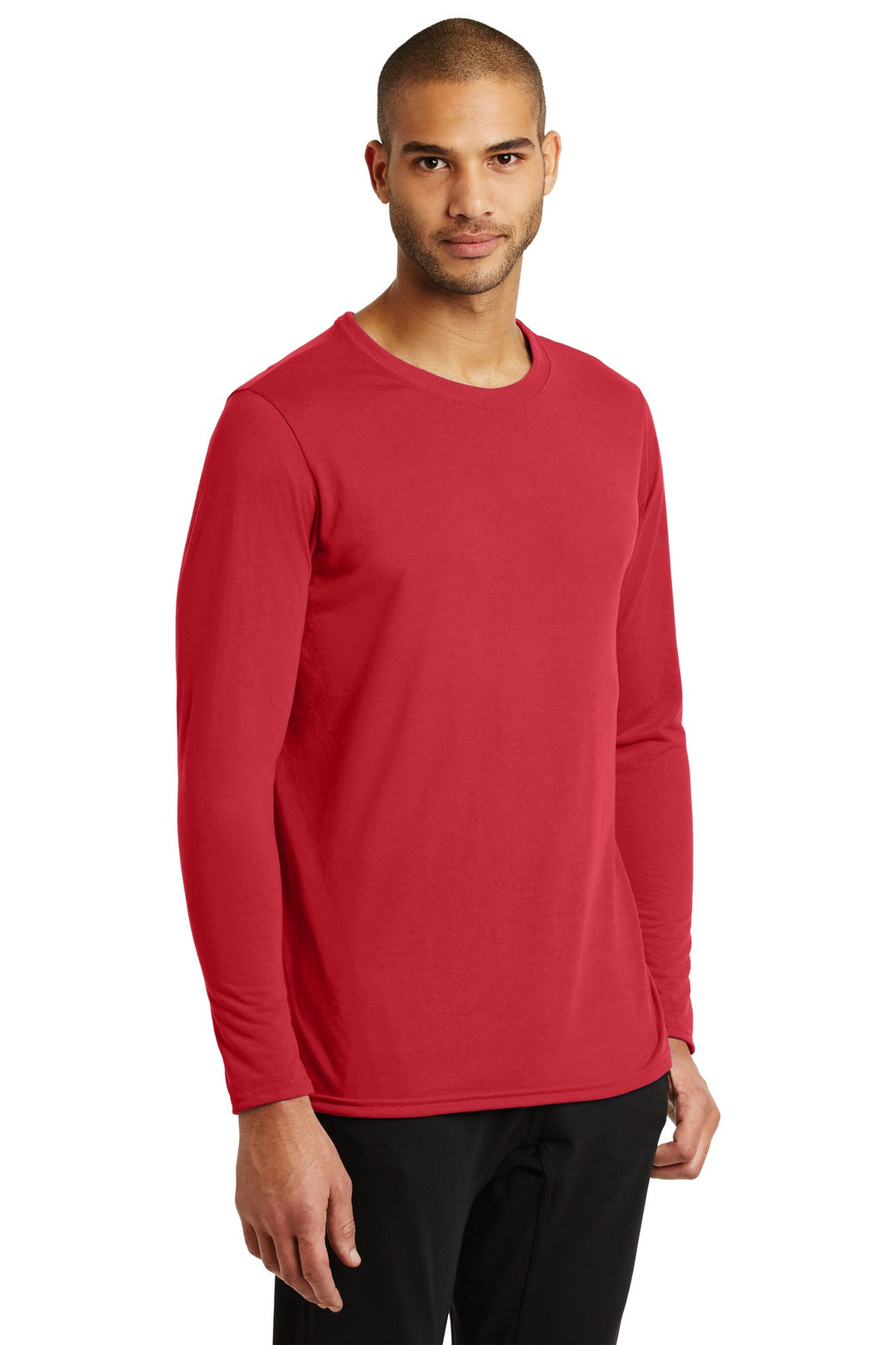 Red Gildan Performance Long Sleeve T-Shirt. 42400