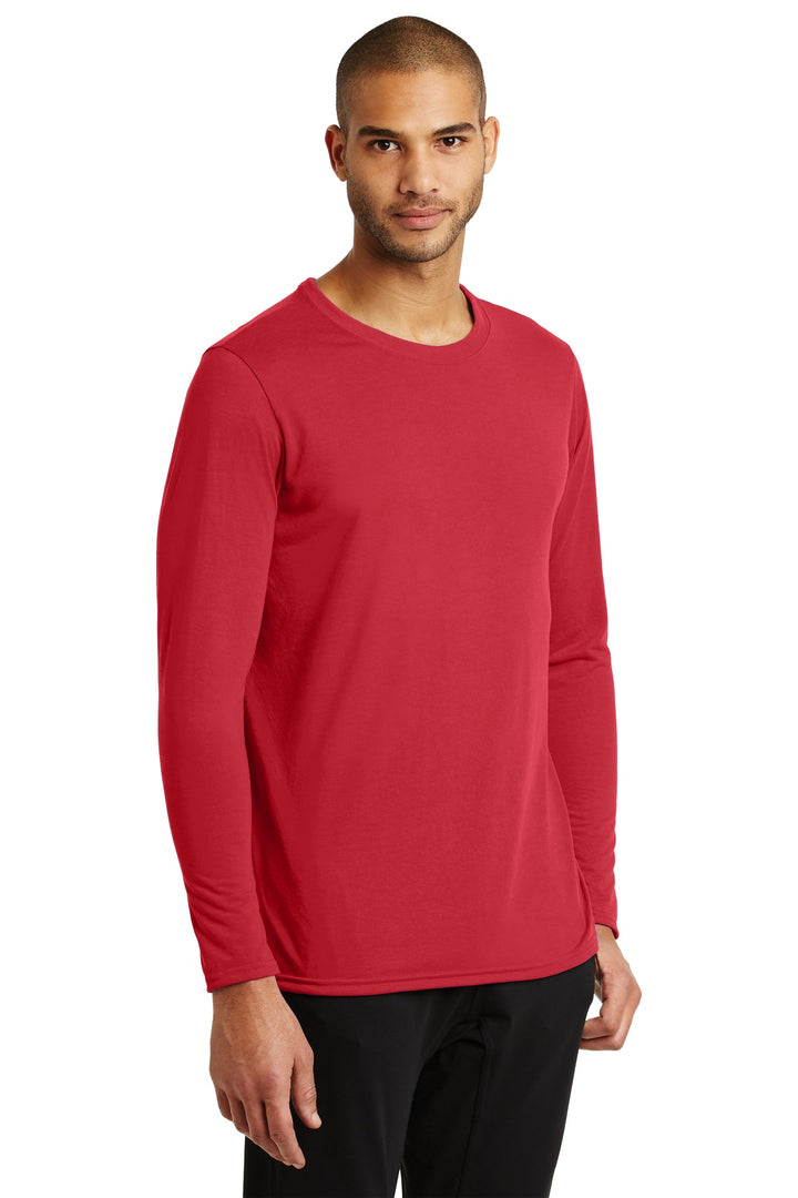 Red Gildan Performance Long Sleeve T-Shirt. 42400