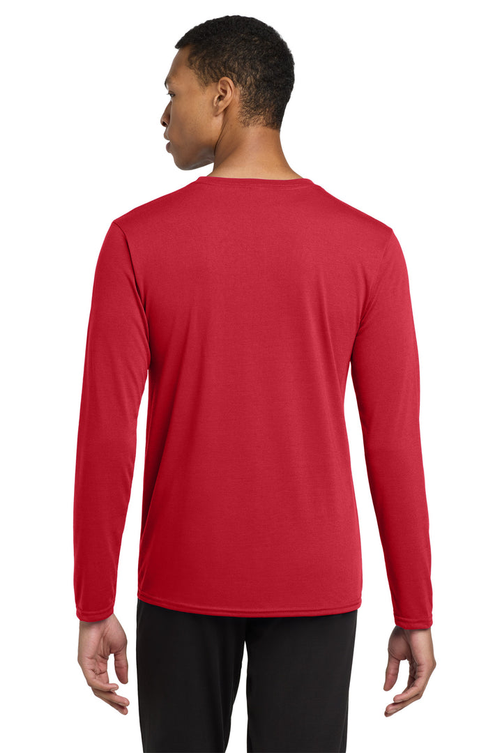 Red Gildan Performance Long Sleeve T-Shirt. 42400
