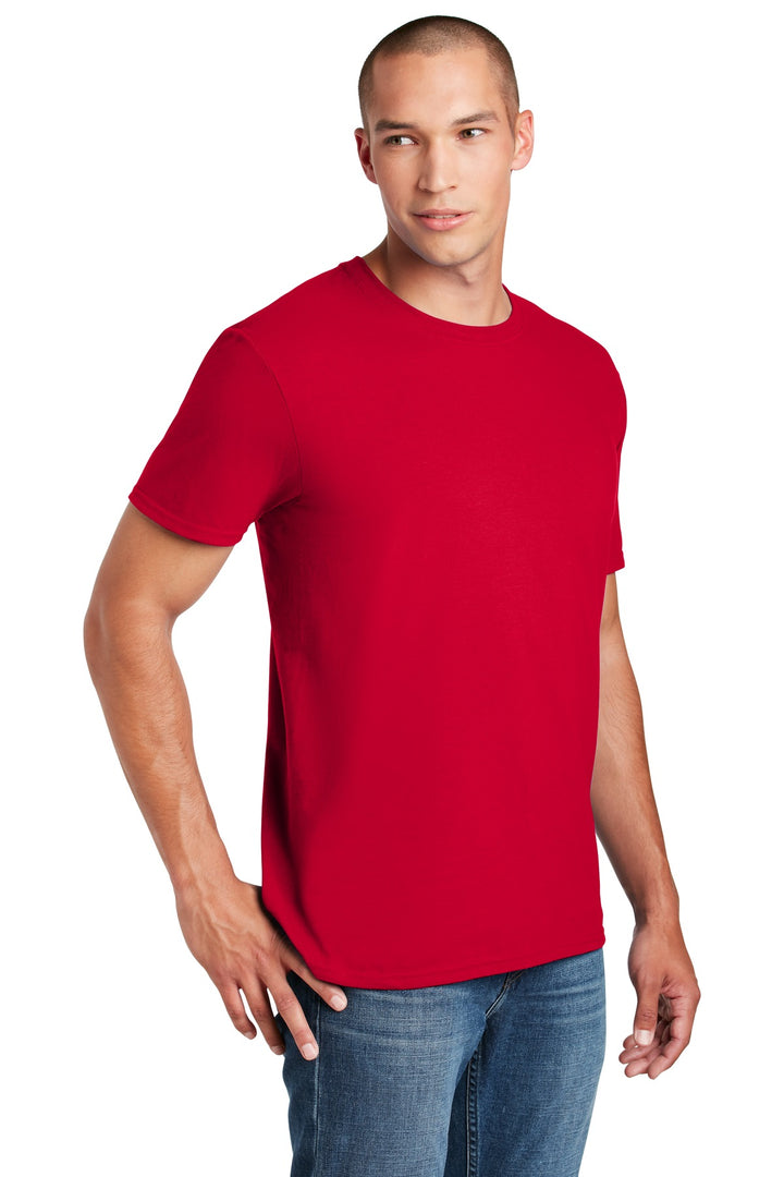 Red Gildan Softstyle T-Shirt. 64000