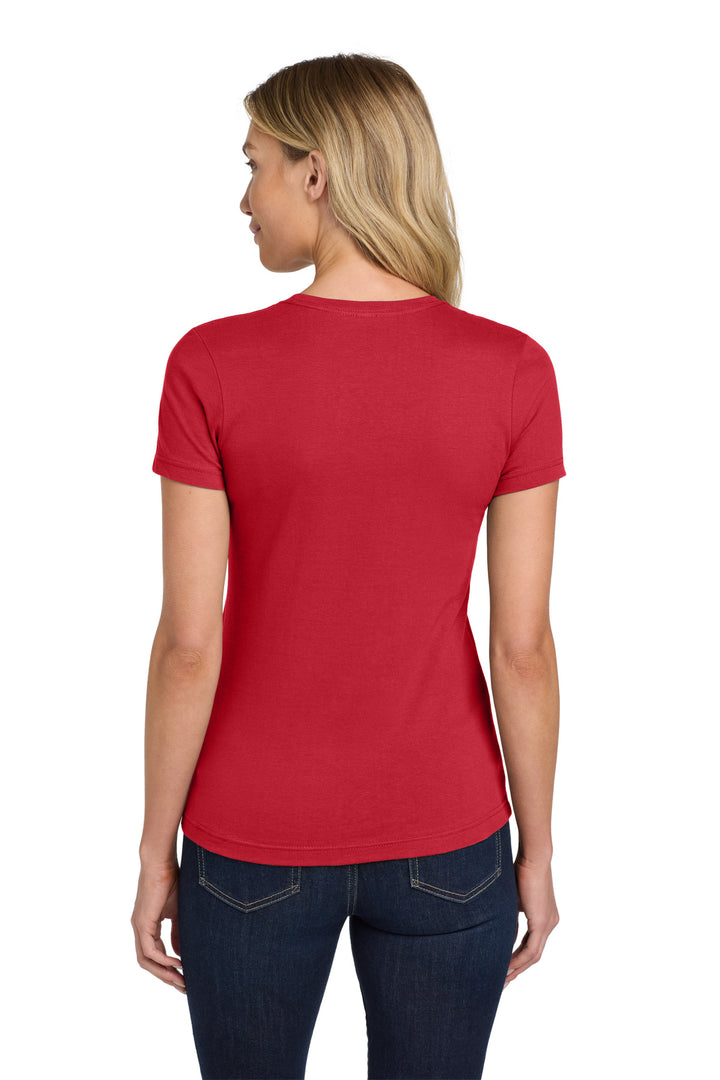 Red Gildan Softstyle Women's T-Shirt. 64000L