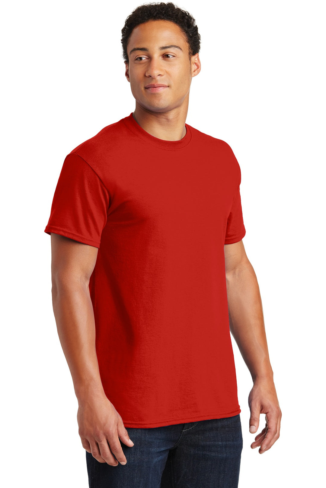 Red Gildan - Ultra Cotton 100% US Cotton T-Shirt. 2000