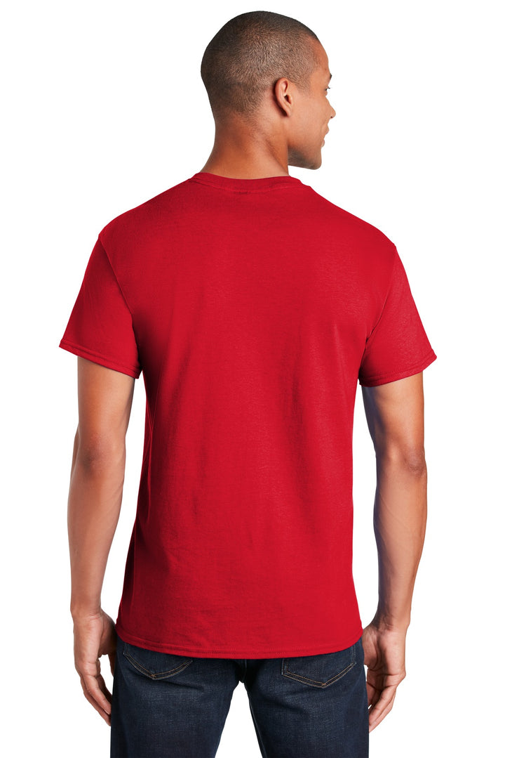 RED Gildan - Ultra Cotton 100% US Cotton T-Shirt with Pocket. 2300