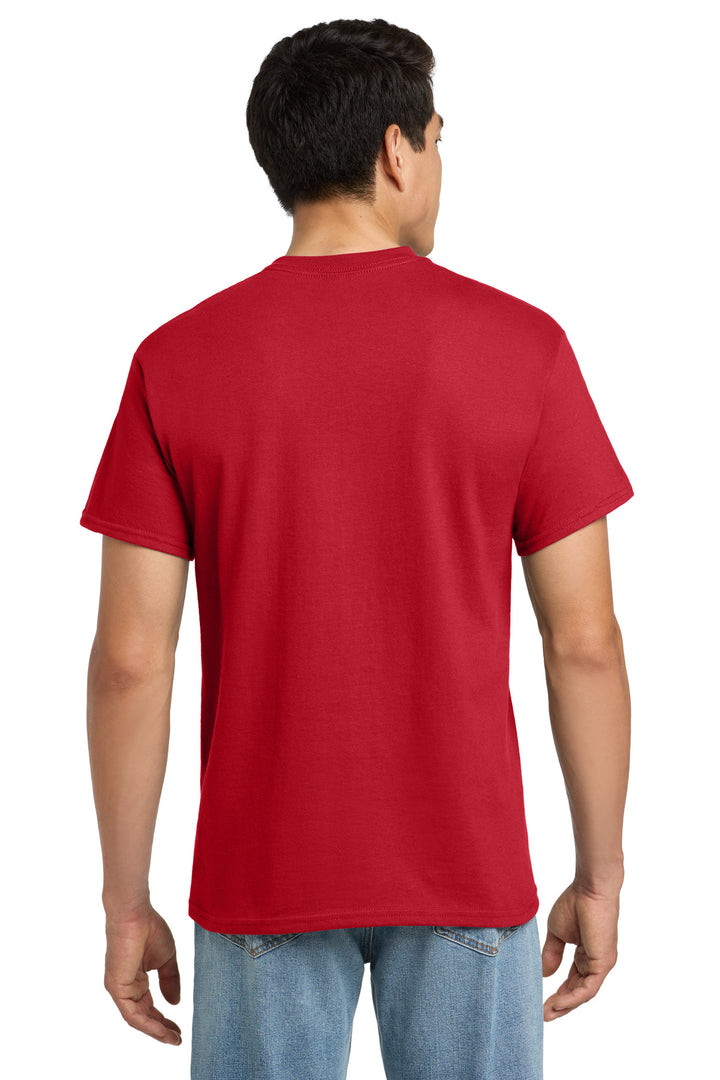 RED Gildan - Ultra Cotton 100% US Cotton T-Shirt with Pocket. 2300