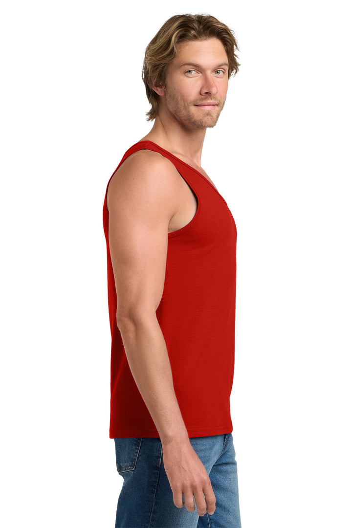 Red Gildan - Ultra Cotton 100% US Cotton Tank Top. 2200