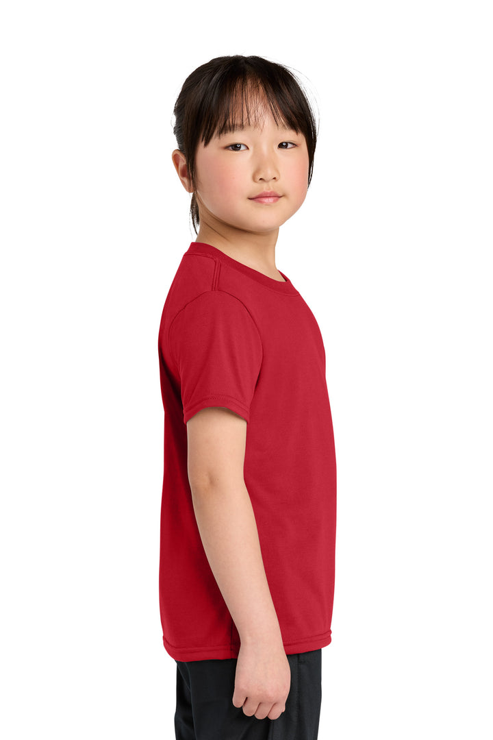 Red Gildan Youth Gildan Performance T-Shirt. 42000B