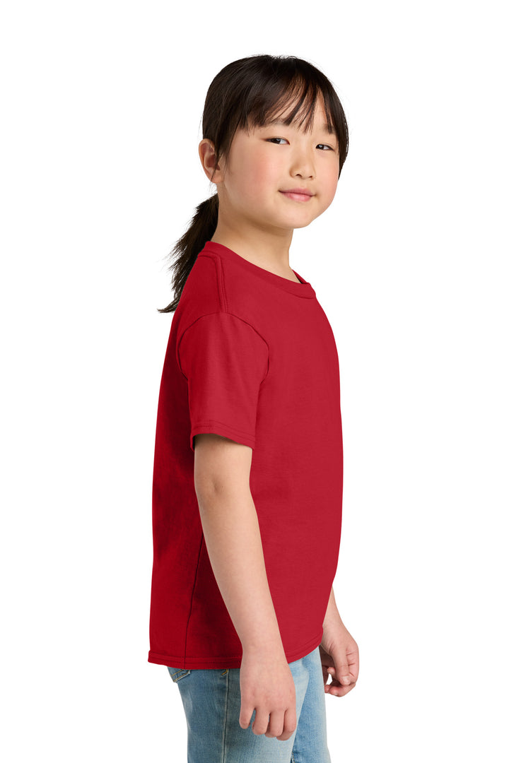 Red Gildan Youth Softstyle Midweight Tee 65000B