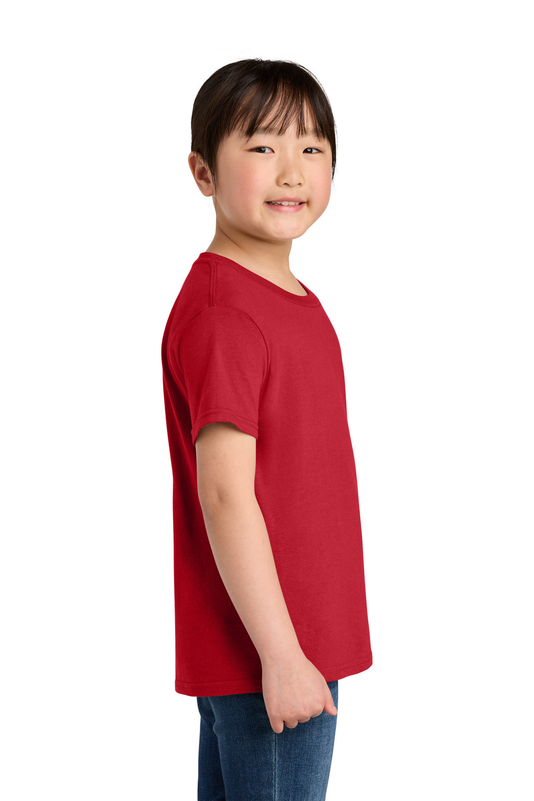 Red Gildan Youth Softstyle T-Shirt 64000B
