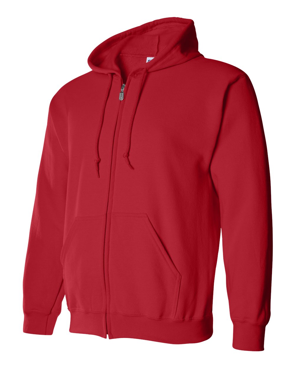 Red Heavy Blend™ Full-Zip Hooded Sweatshirt - 18600