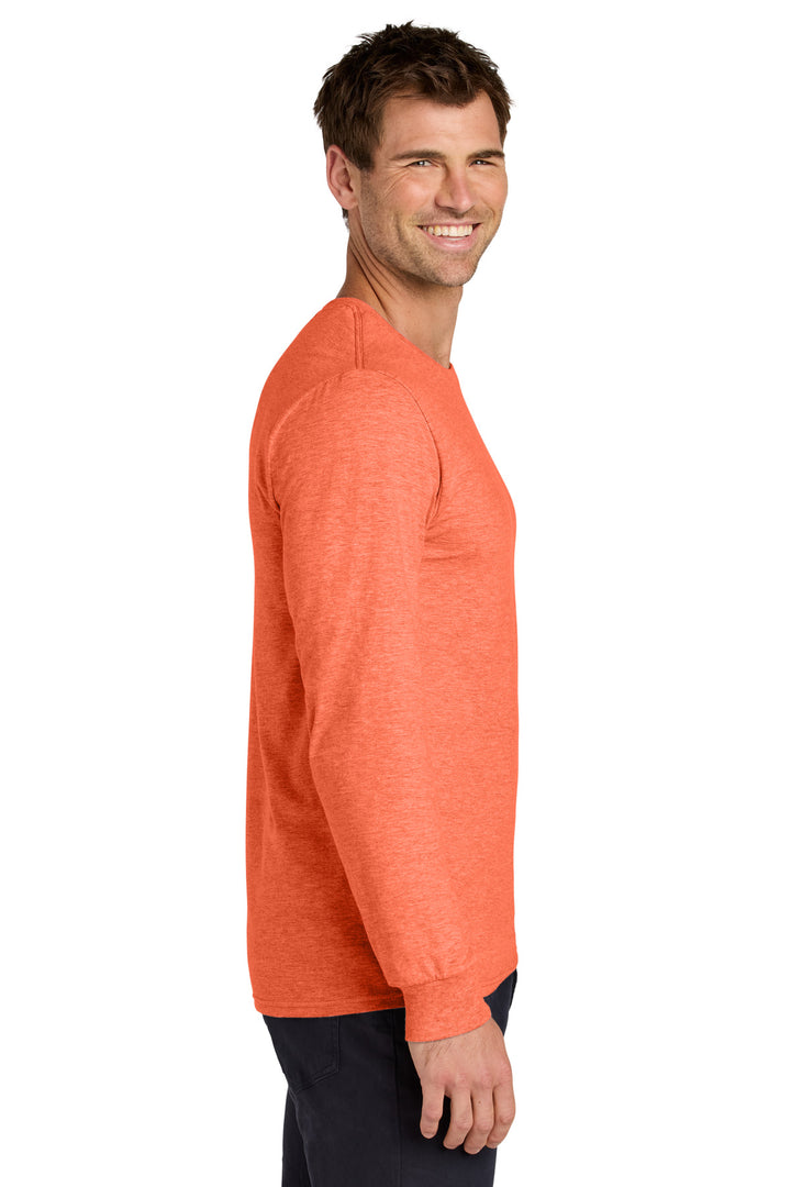 RetHtCoral Jerzees Classics Unisex Cotton Long Sleeve T-Shirt 363L