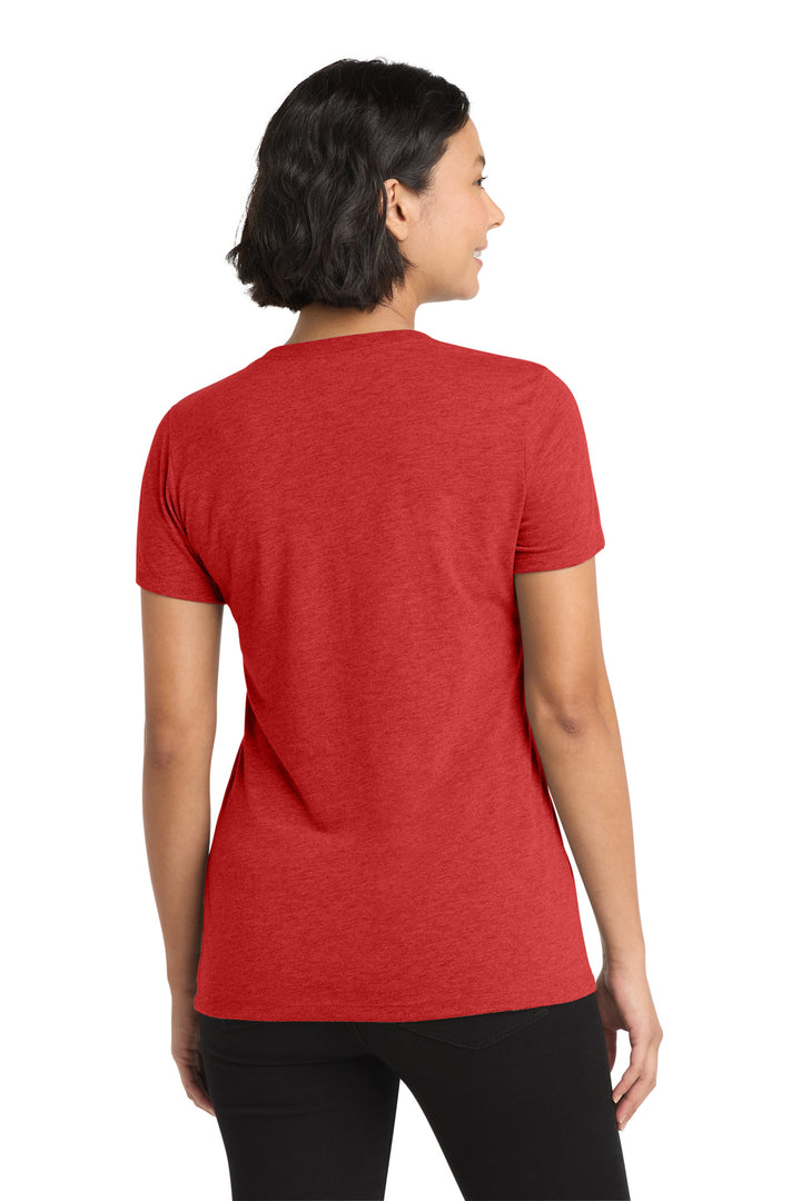 Rise Up Red Allmade Women's Tri-Blend V-Neck Tee AL2018