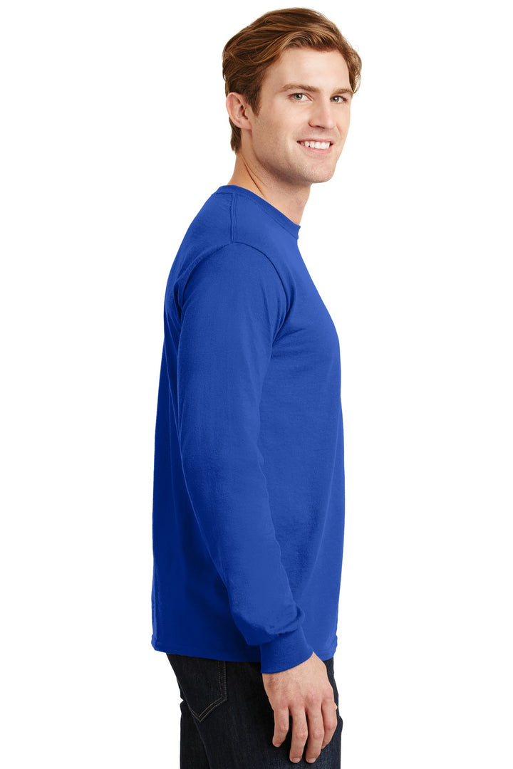 Royal Gildan - DryBlend 50 Cotton/50 Poly Long Sleeve T-Shirt. 8400