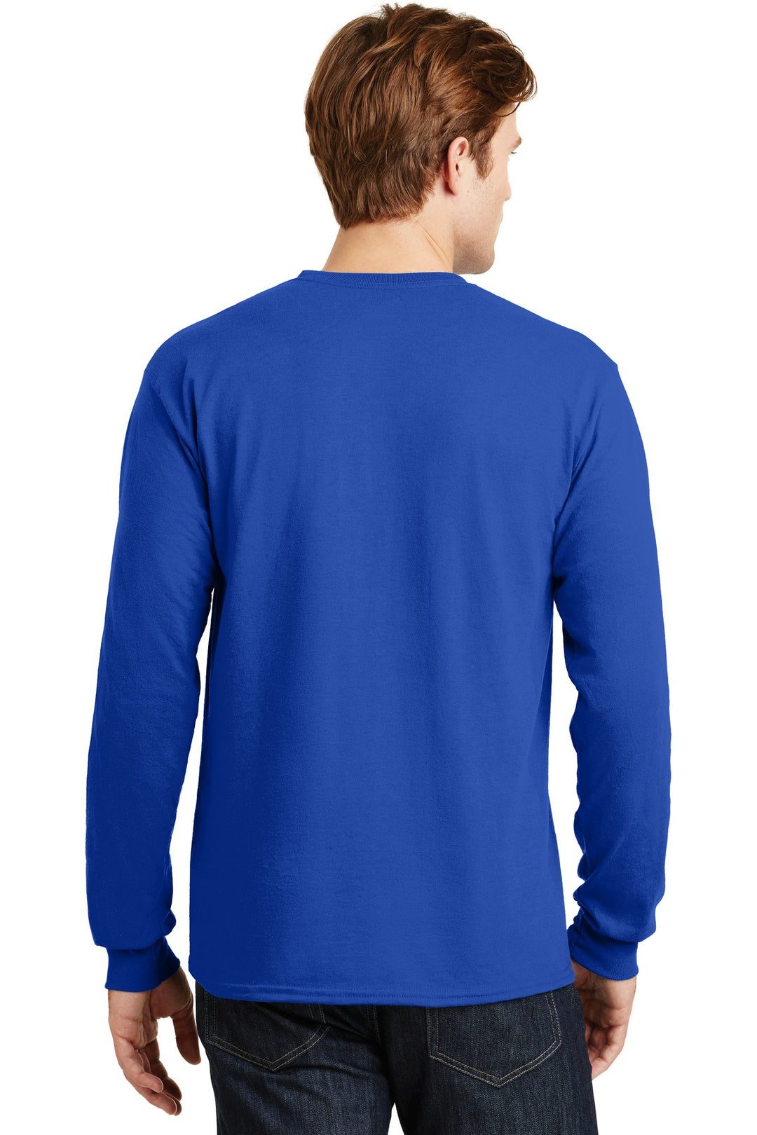 Royal Gildan - DryBlend 50 Cotton/50 Poly Long Sleeve T-Shirt. 8400