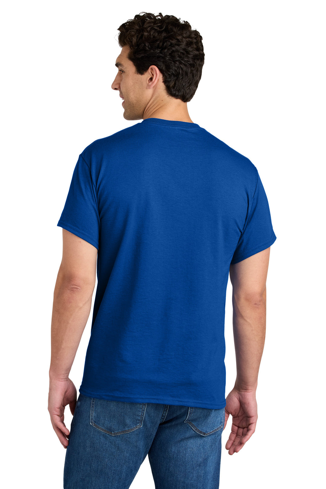 Royal Gildan - DryBlend 50 Cotton/50 Poly Pocket T-Shirt. 8300