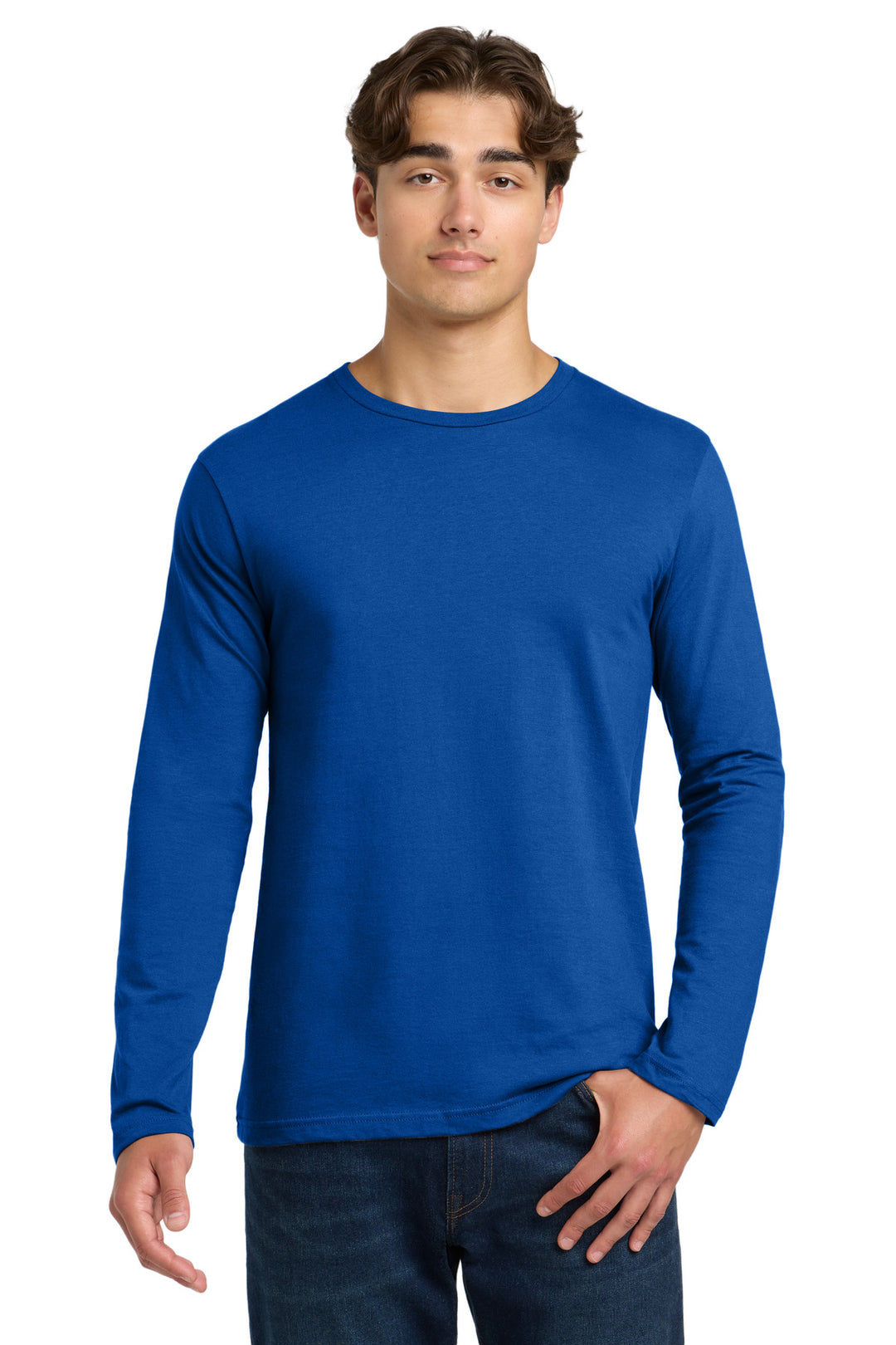 Royal Gildan Softstyle Long Sleeve T-Shirt. 64400