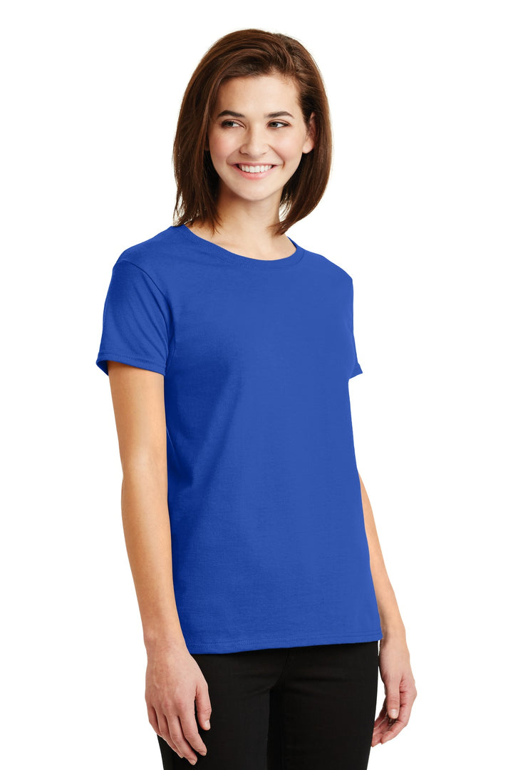 Royal Gildan Women's Ultra Cotton 100% US Cotton T-Shirt. 2000L