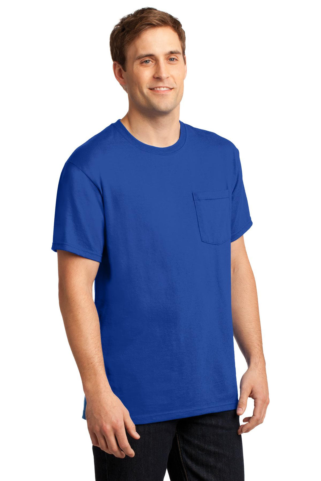 Royal Jerzees - Dri-Power 50/50 Cotton/Poly Pocket T-Shirt. 29MP