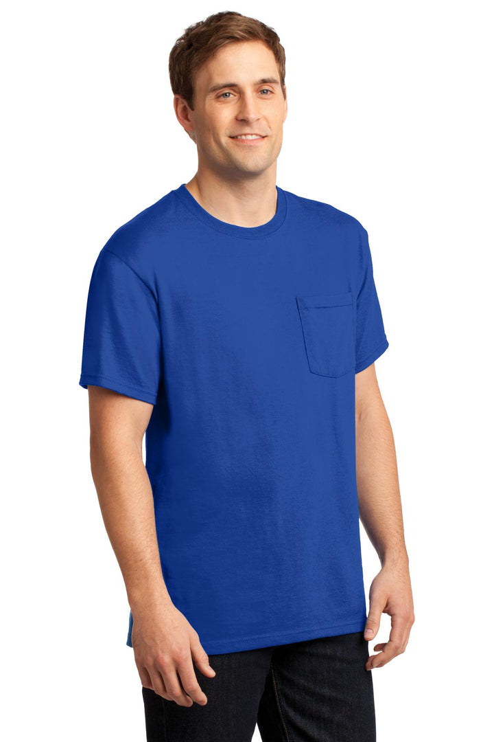 Royal Jerzees - Dri-Power 50/50 Cotton/Poly Pocket T-Shirt. 29MP