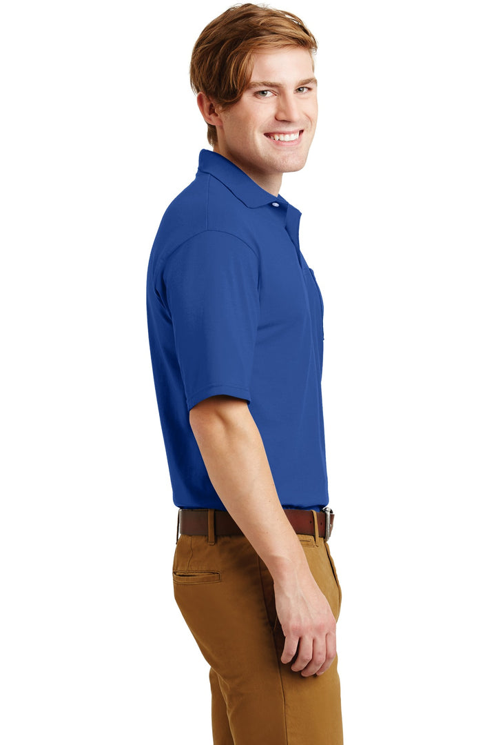 ROYAL Jerzees Dri-Power Pocket Sport Shirt. 436MP