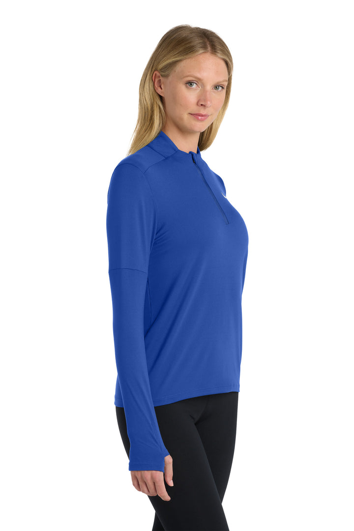 Royal Nike Women's Dri-FIT Element 1/2-Zip Top NKDH4951