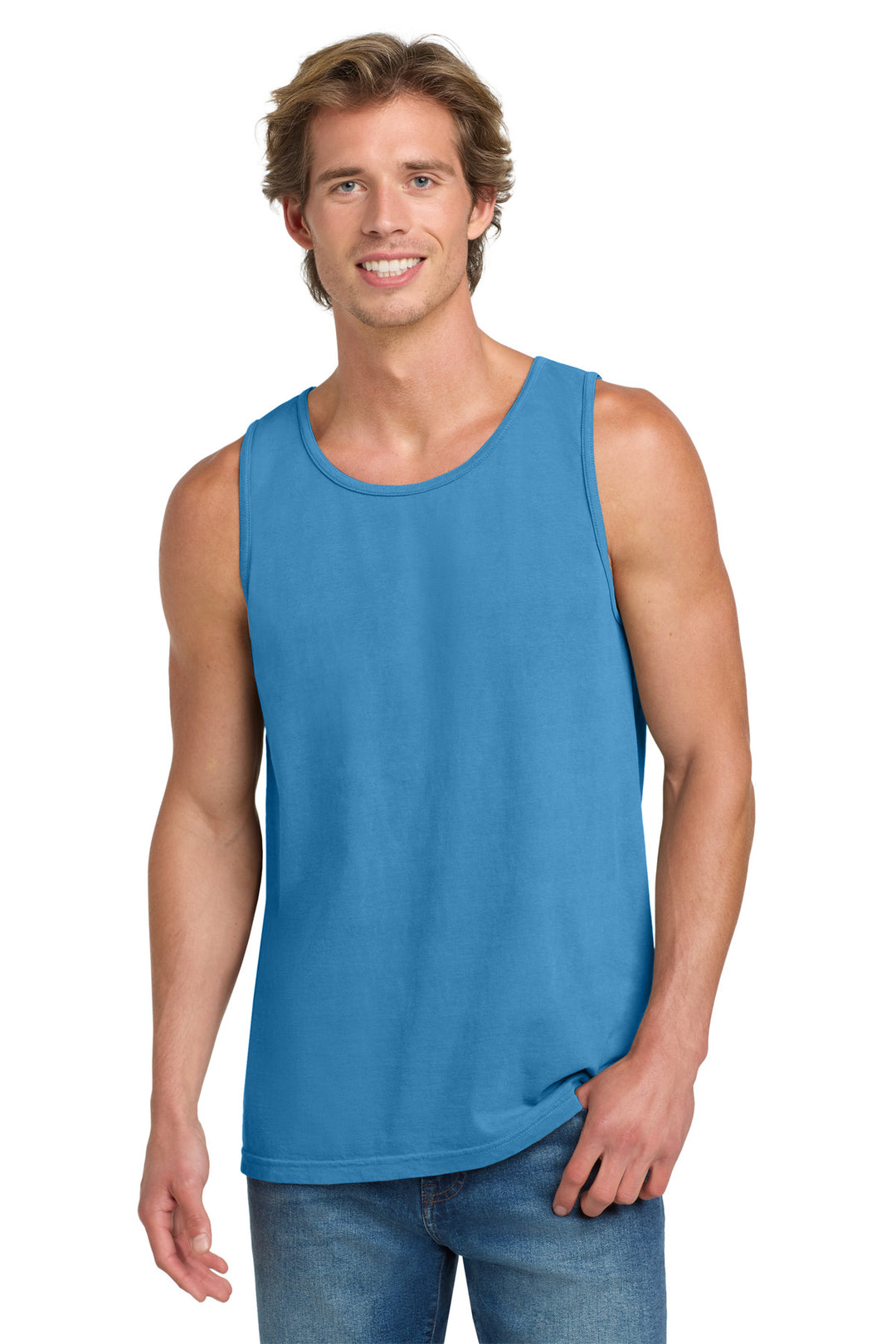 RoyCaribe COMFORT COLORS Heavyweight Ring Spun Tank Top. 9360
