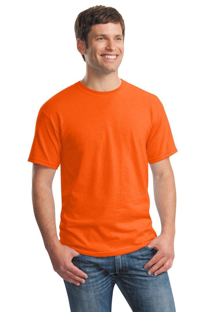 S Orange Gildan - Heavy Cotton 100% Cotton T-Shirt. 5000
