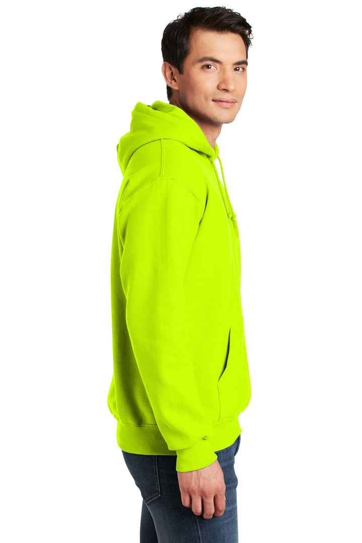Safety Green Gildan - DryBlend Pullover Hooded Sweatshirt. 12500