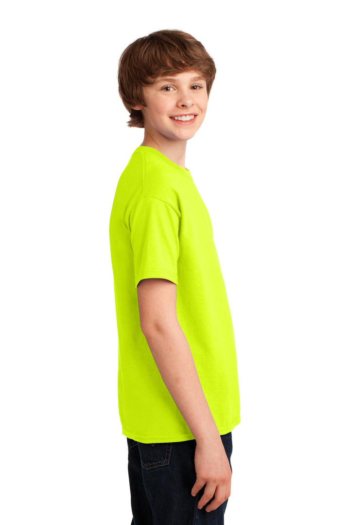 Safety Green Gildan Youth Gildan Performance T-Shirt. 42000B