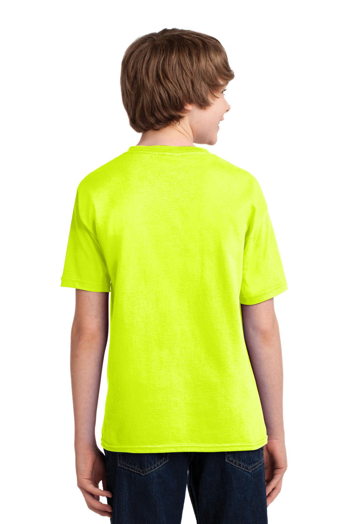 Safety Green Gildan Youth Gildan Performance T-Shirt. 42000B
