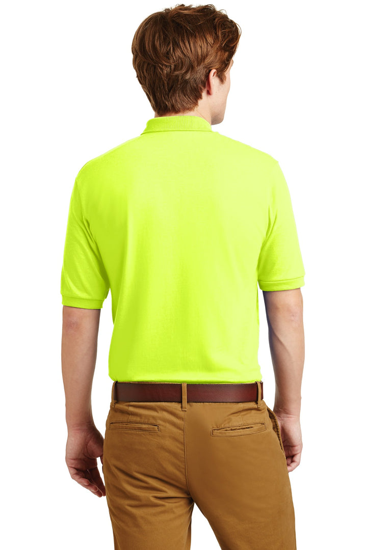Safety Green Jerzees Dri-Power Sport Shirt. 437M