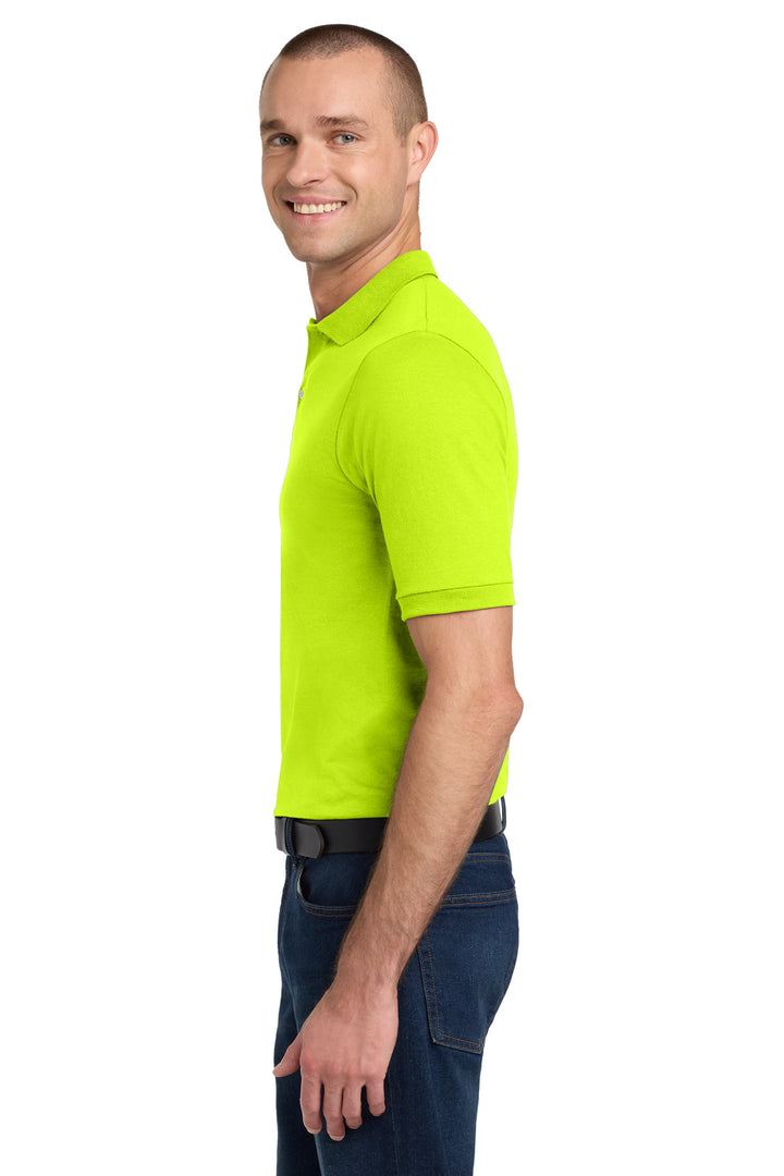 Safety Green Jerzees Dri-Power Sport Shirt. 437M