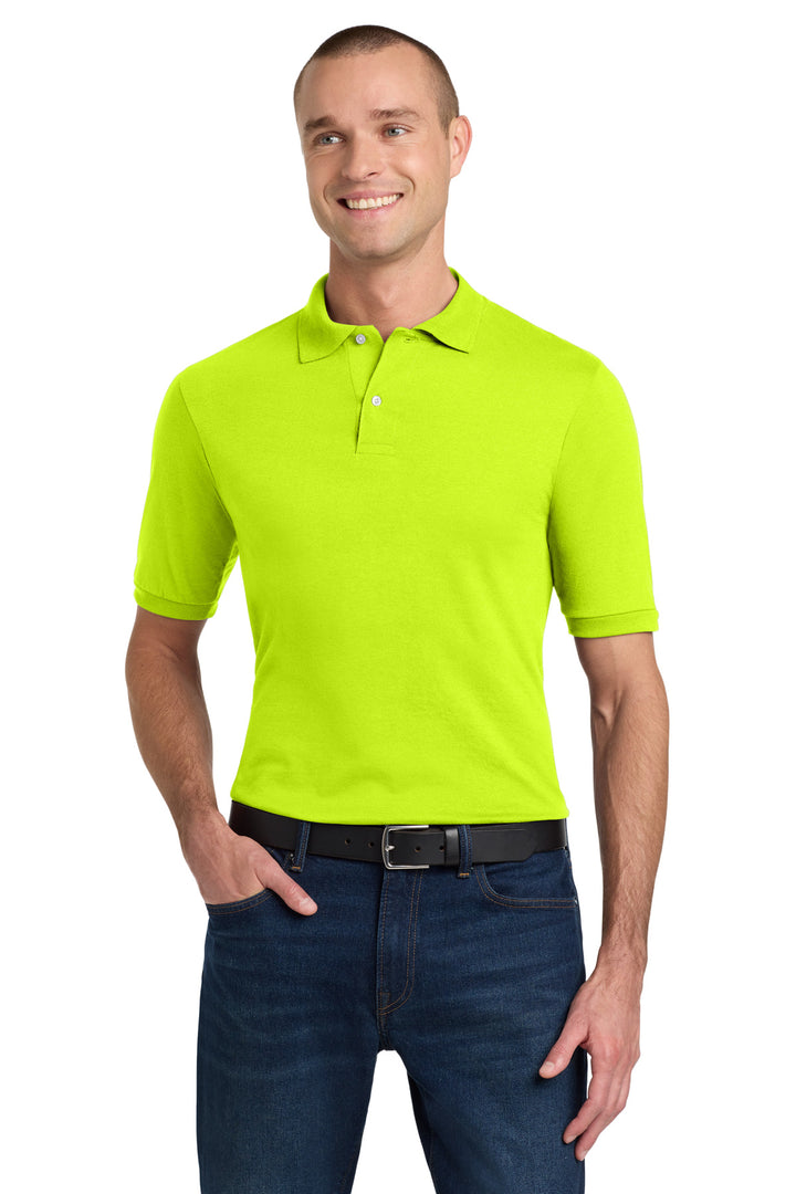 Safety Green Jerzees Dri-Power Sport Shirt. 437M